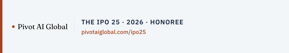 Email signature strip for The IPO 25